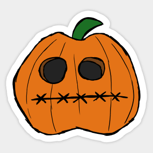 Silent Pumpkin Sticker